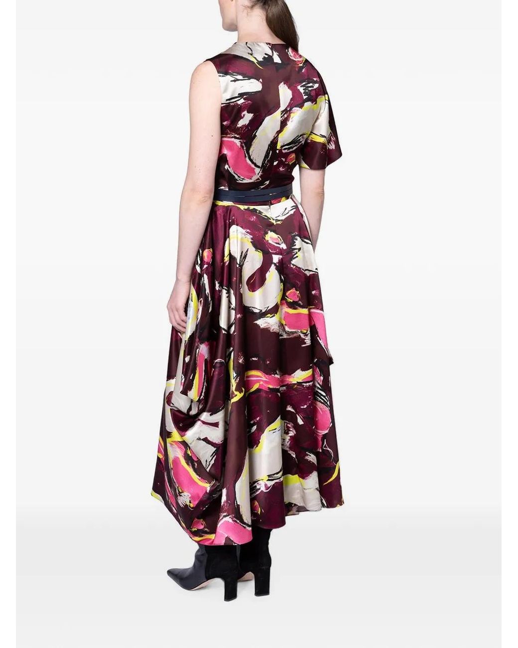Roksanda Purple Haut Drapé Nomi À Design Asymétrique