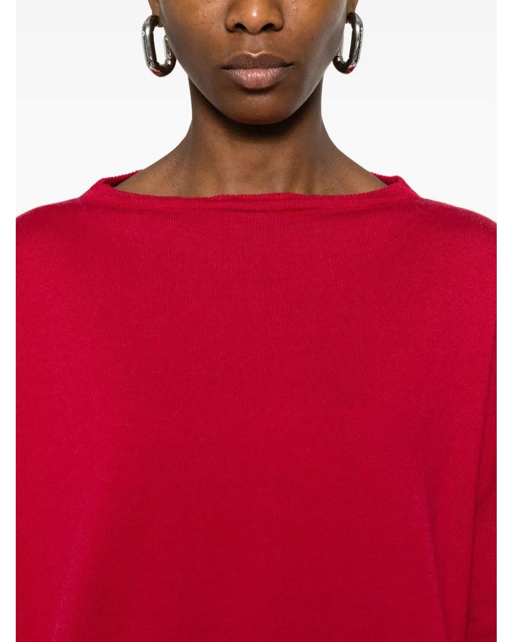 Be You Red Long-Sleeve Sweater