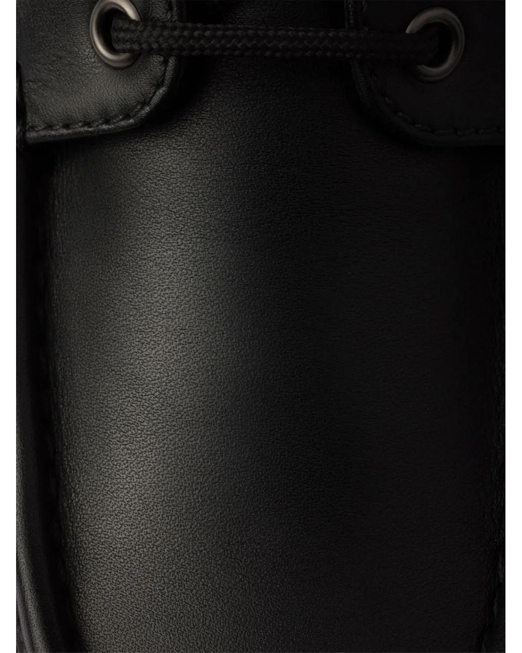 Stivaletti Stringati di Prada in Black da Uomo