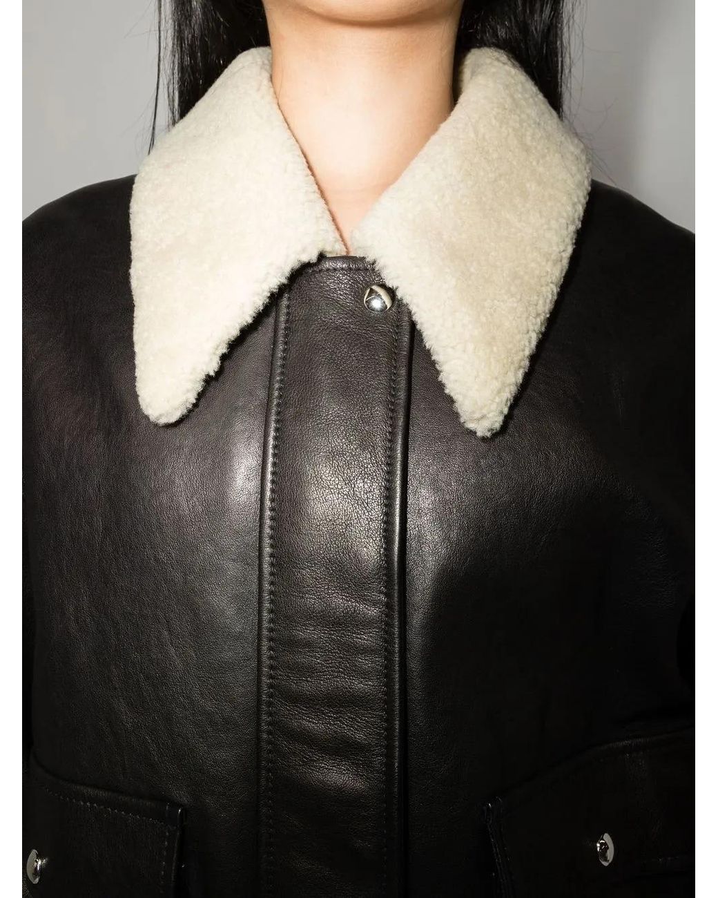 Khaite Black Lambskin Shellar Jacket
