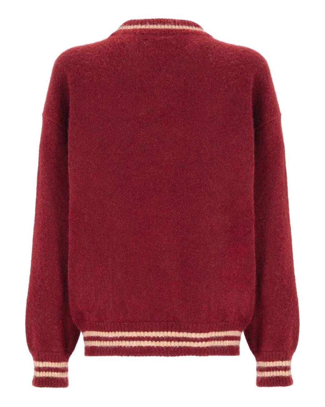 Laneus Red Snap-Fastening Bomber Jacket for men