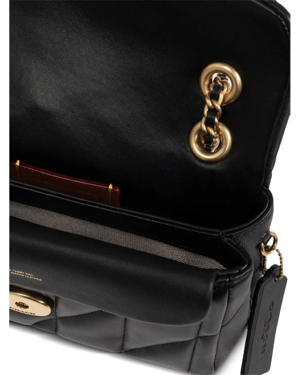 COACH Black Shoulder Bag Tabby 20