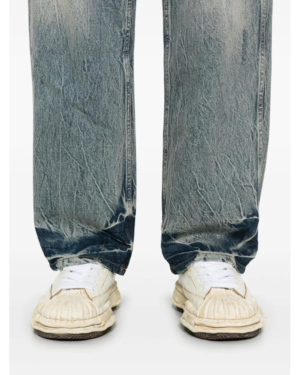 Represent Blue R3 Distressed Jeans for men