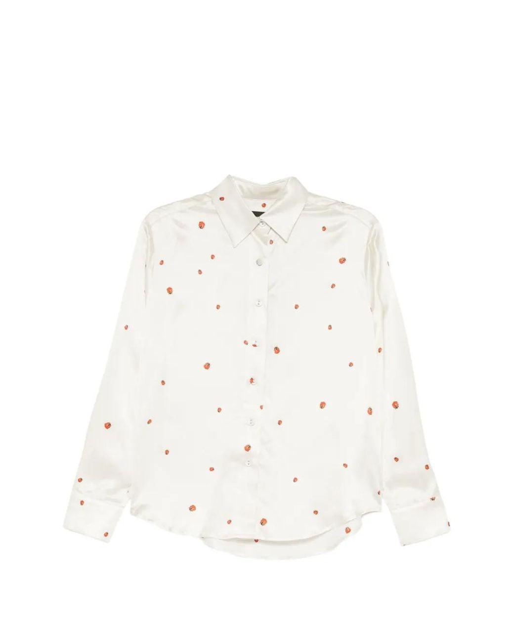 Cynthia Rowley White Chemise Ladybug