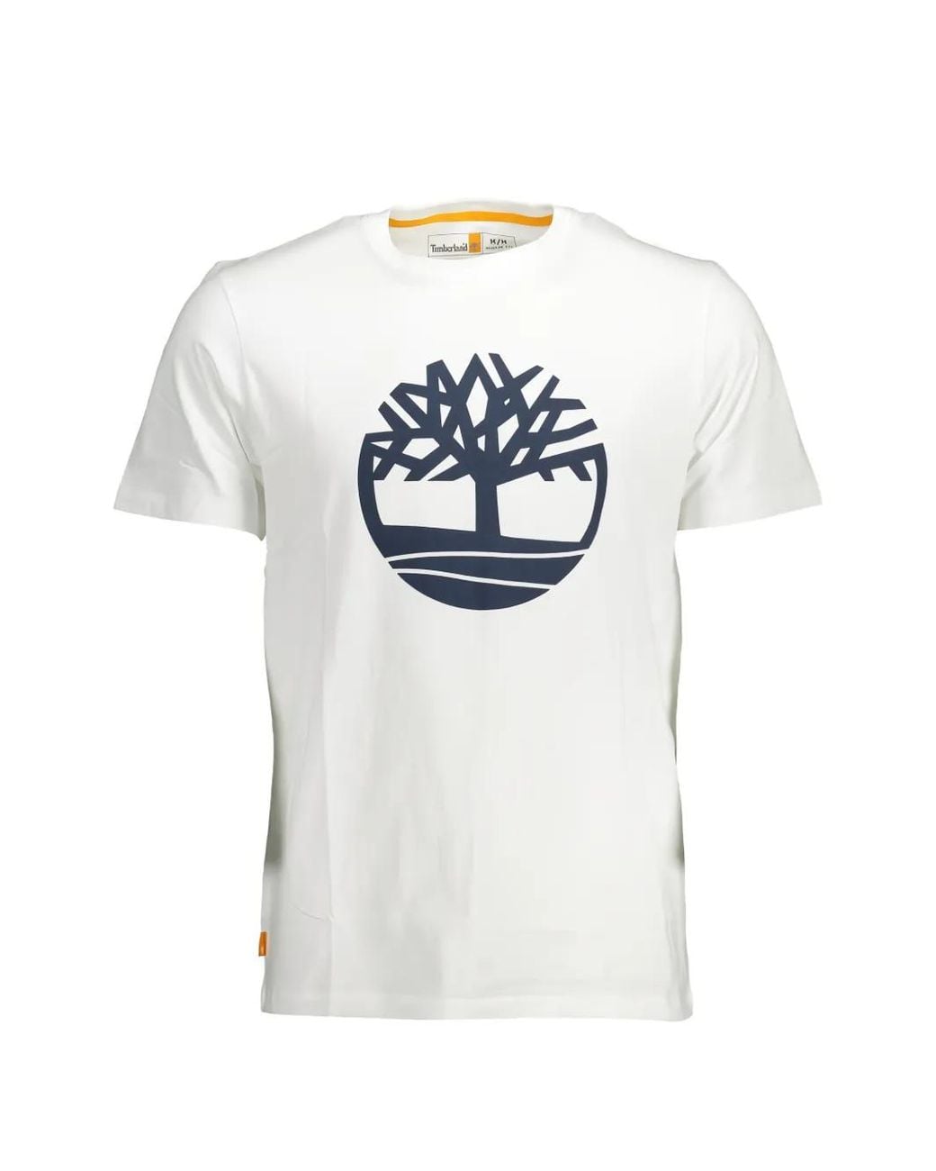 Timberland White T-Shirt À Logo Imprimé for men
