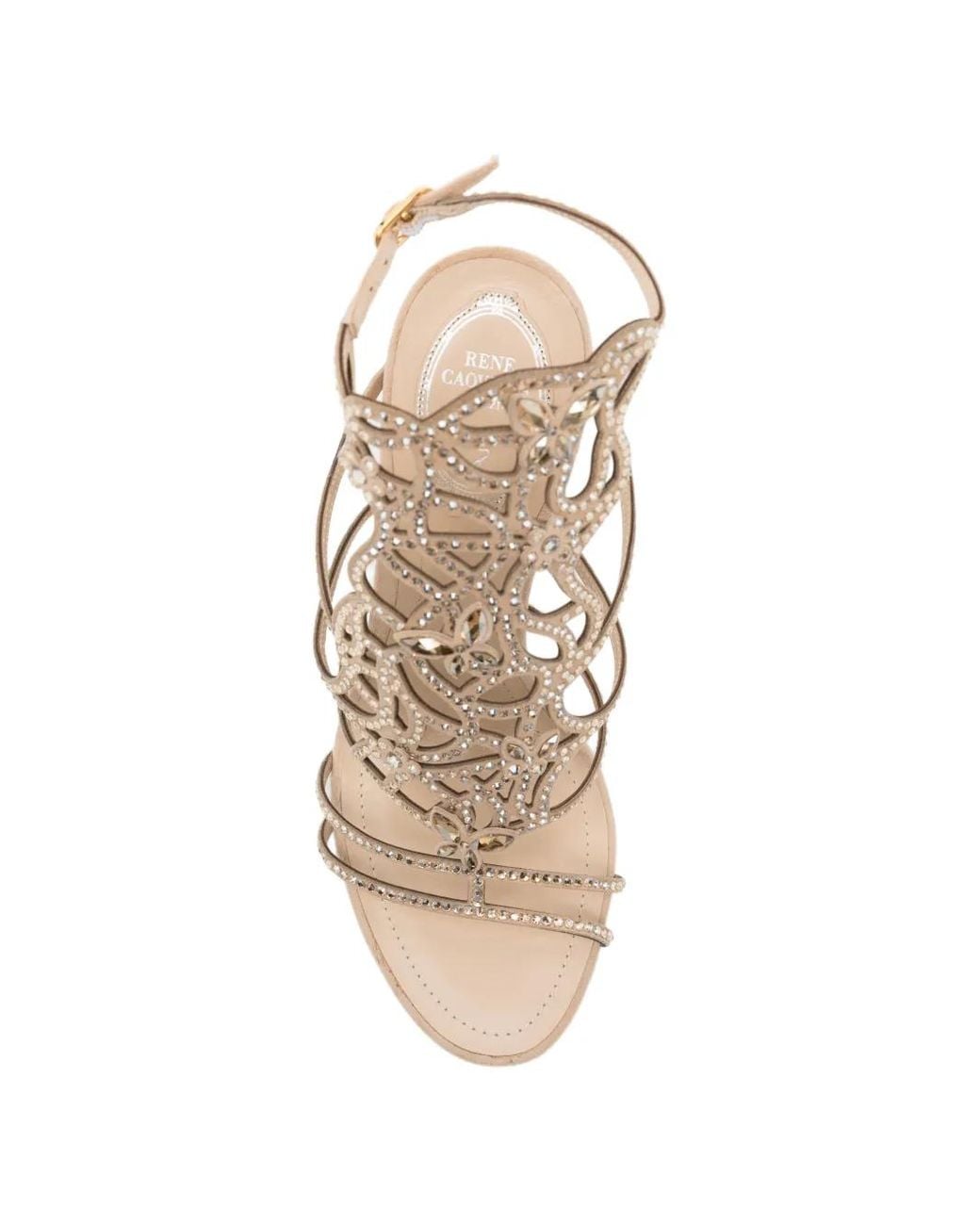 Rene Caovilla Metallic Sandales Eden 110 Mm