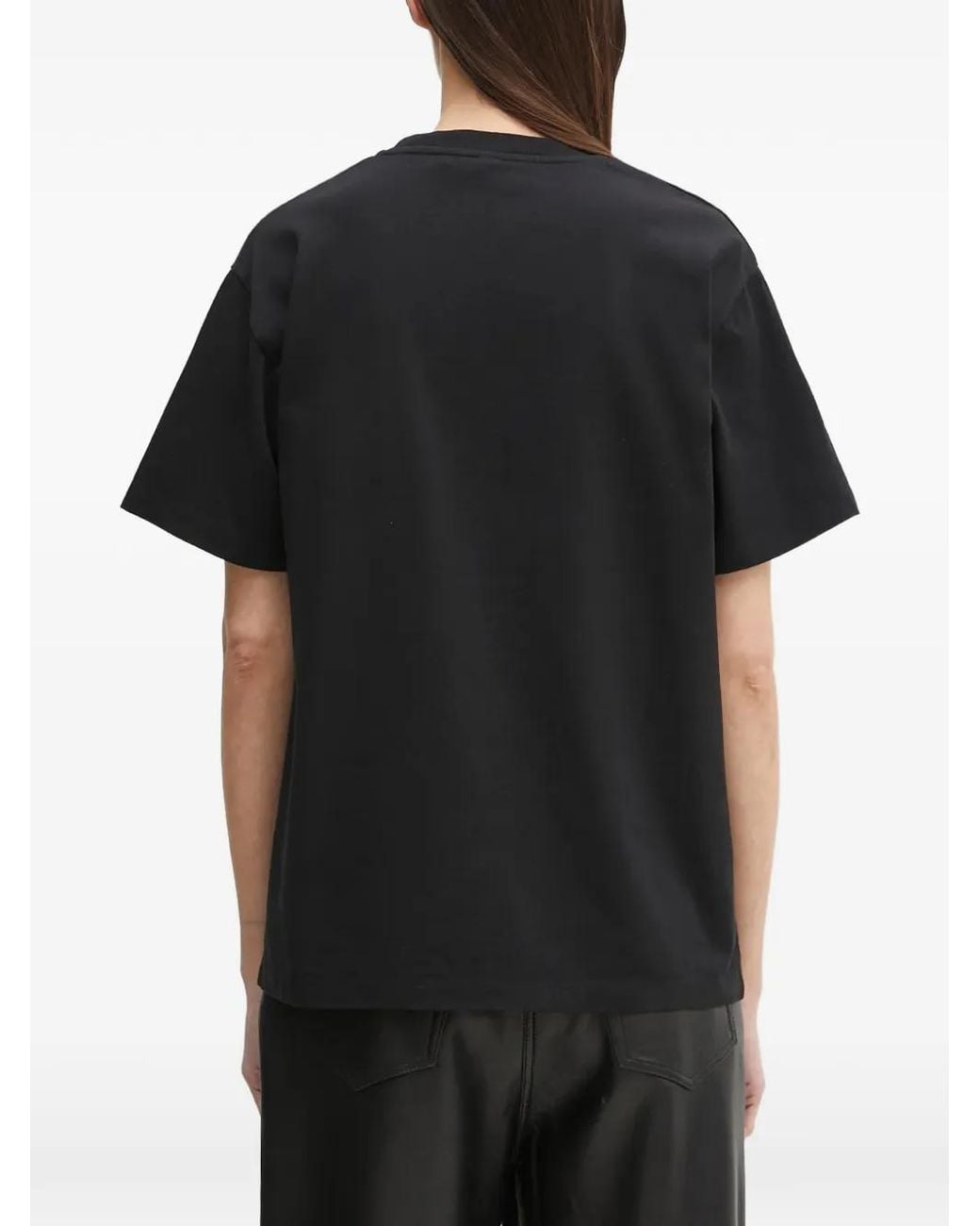 No Problemo Black Embroidered T-Shirt
