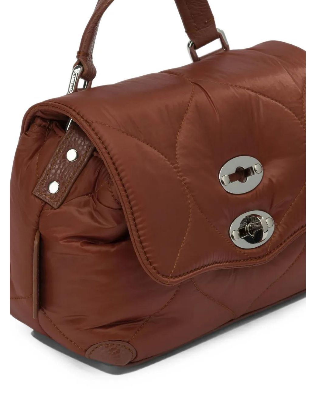 Zanellato Brown Baby Postina Quilted Tote Bag