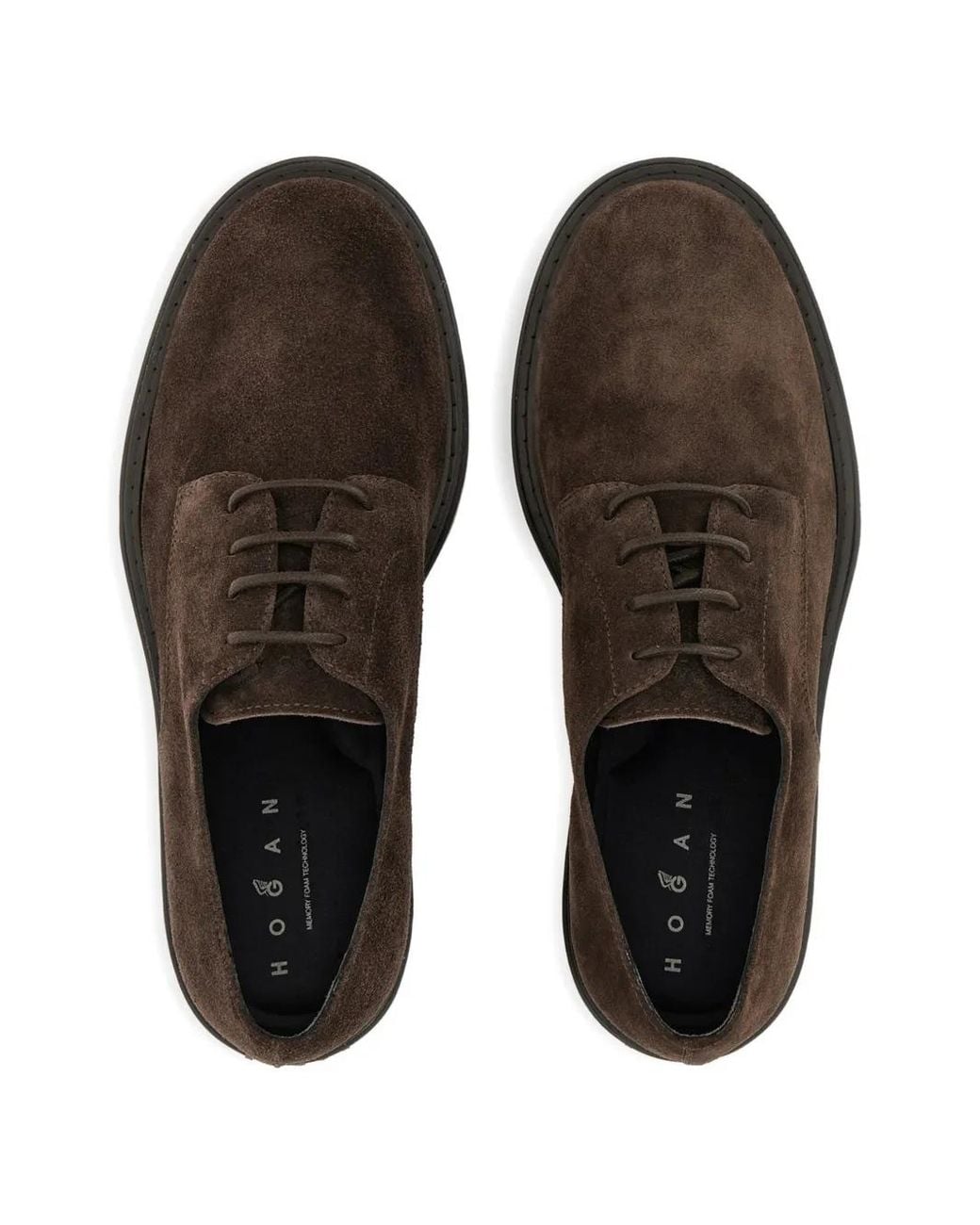 Hogan Brown Lace-Ups H704 for men