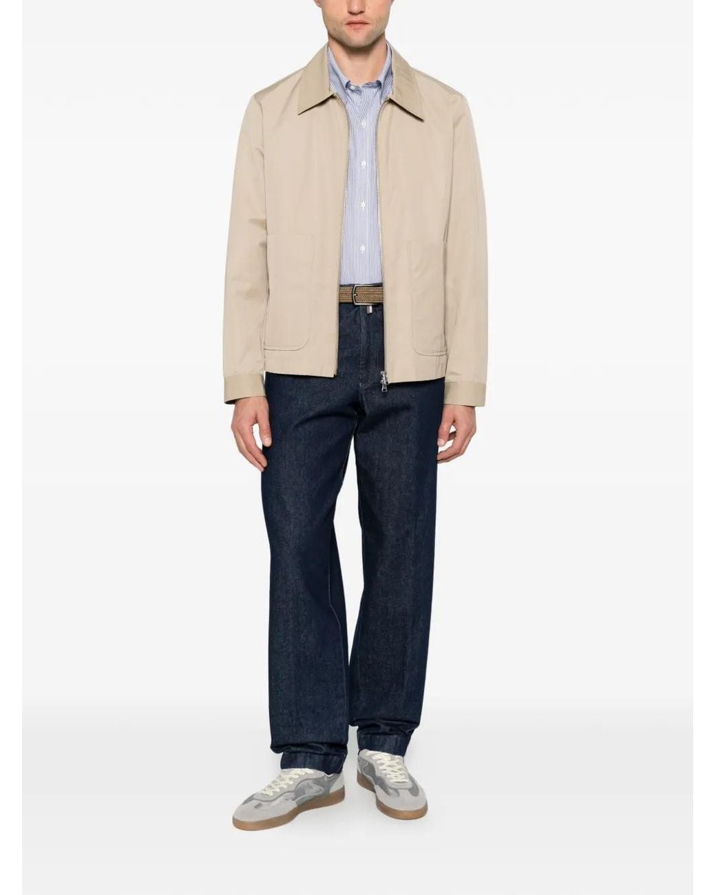 Berwich Blue Negroni Straight-Leg Jeans for men