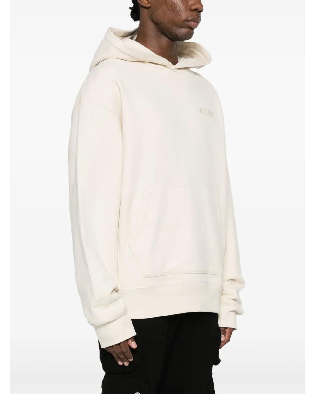 Amiri White Oversized Hoodie for men