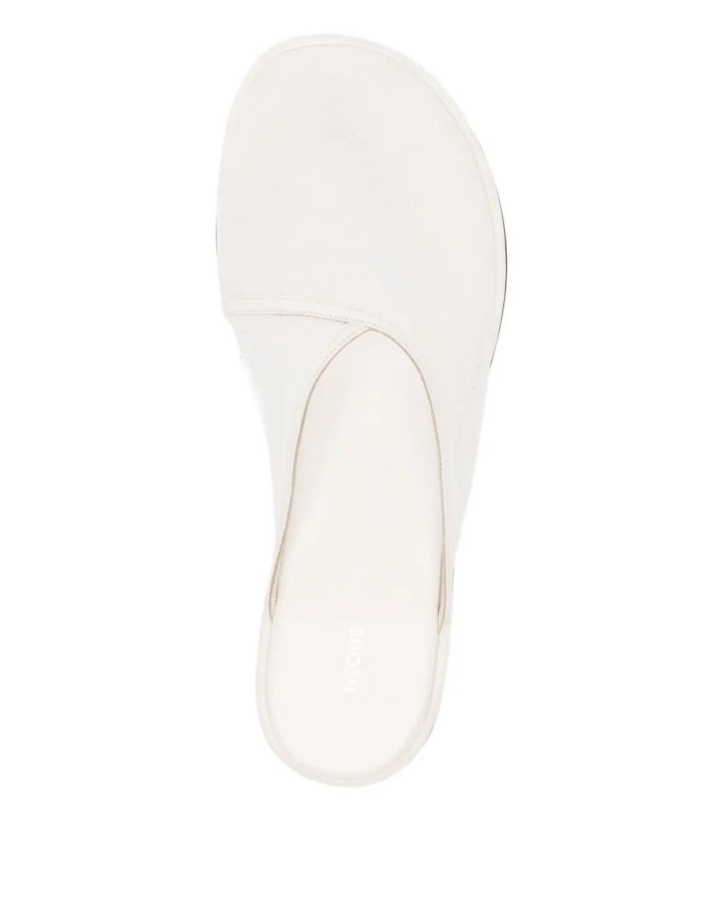 Neous White Atik Mesh Mules