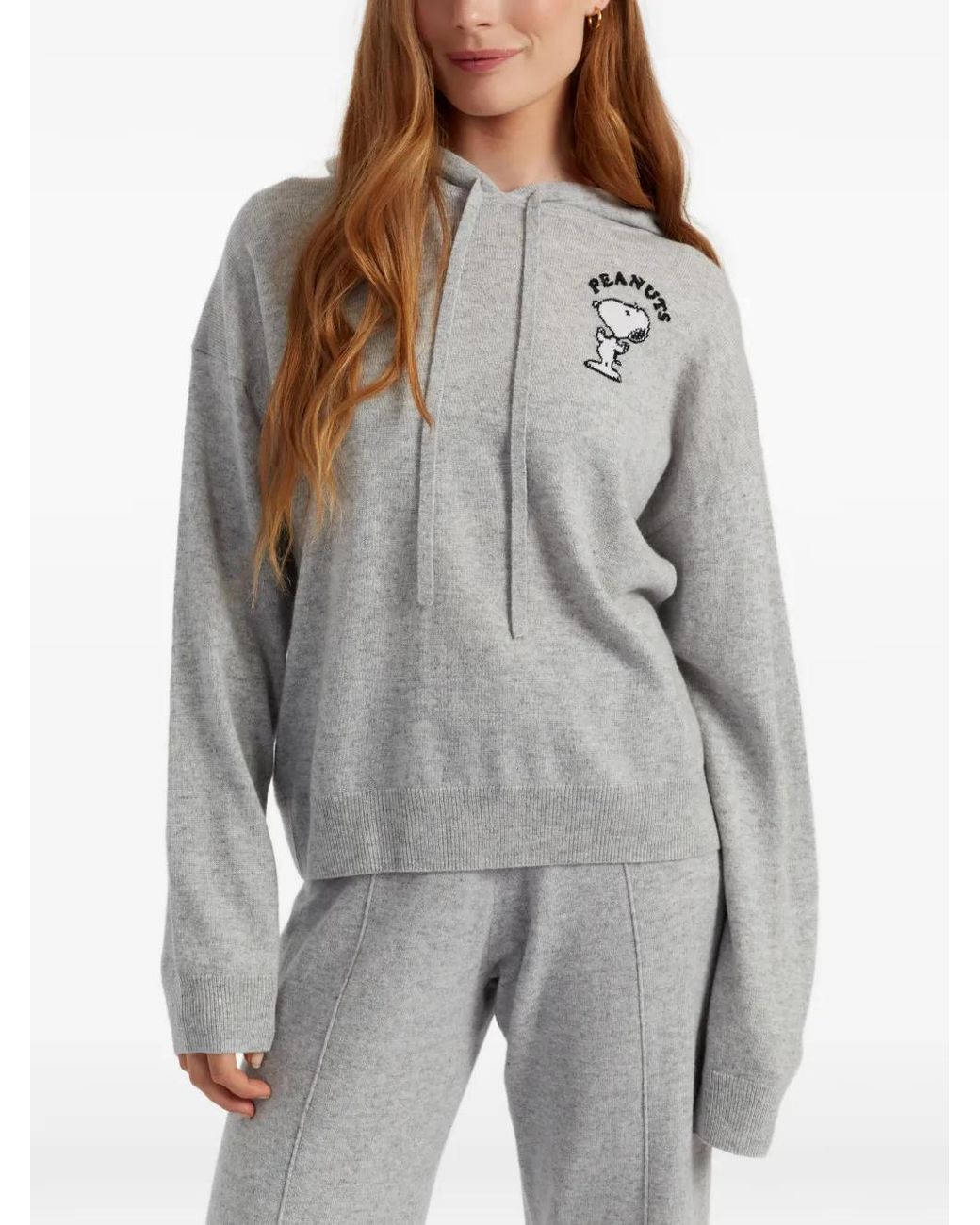 Chinti & Parker Gray X Peanuts Athletics Hoodie