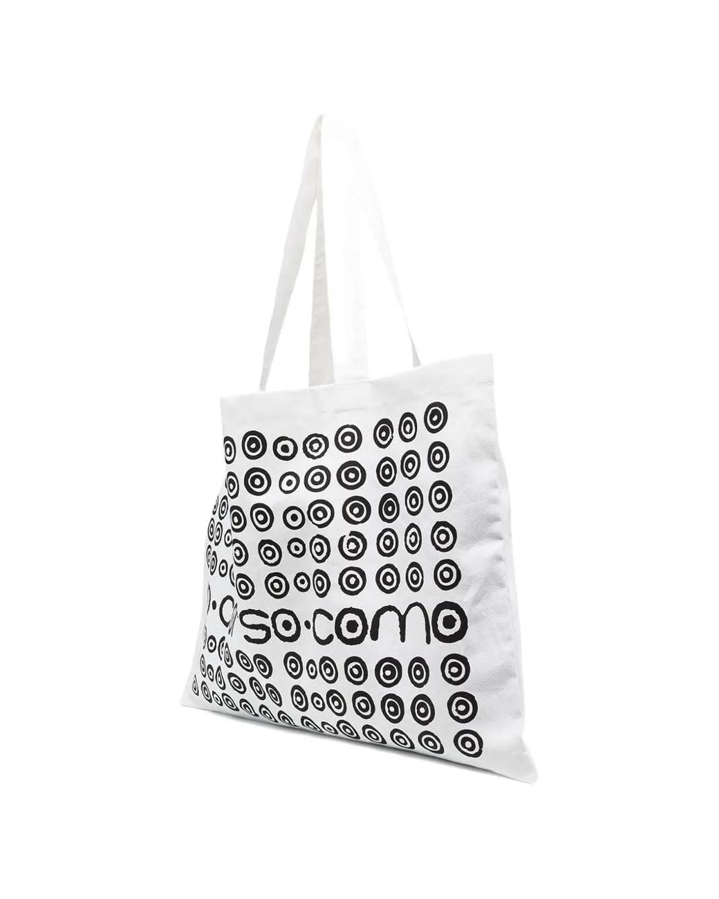 10 Corso Como White Logo-Print Shopping Bag