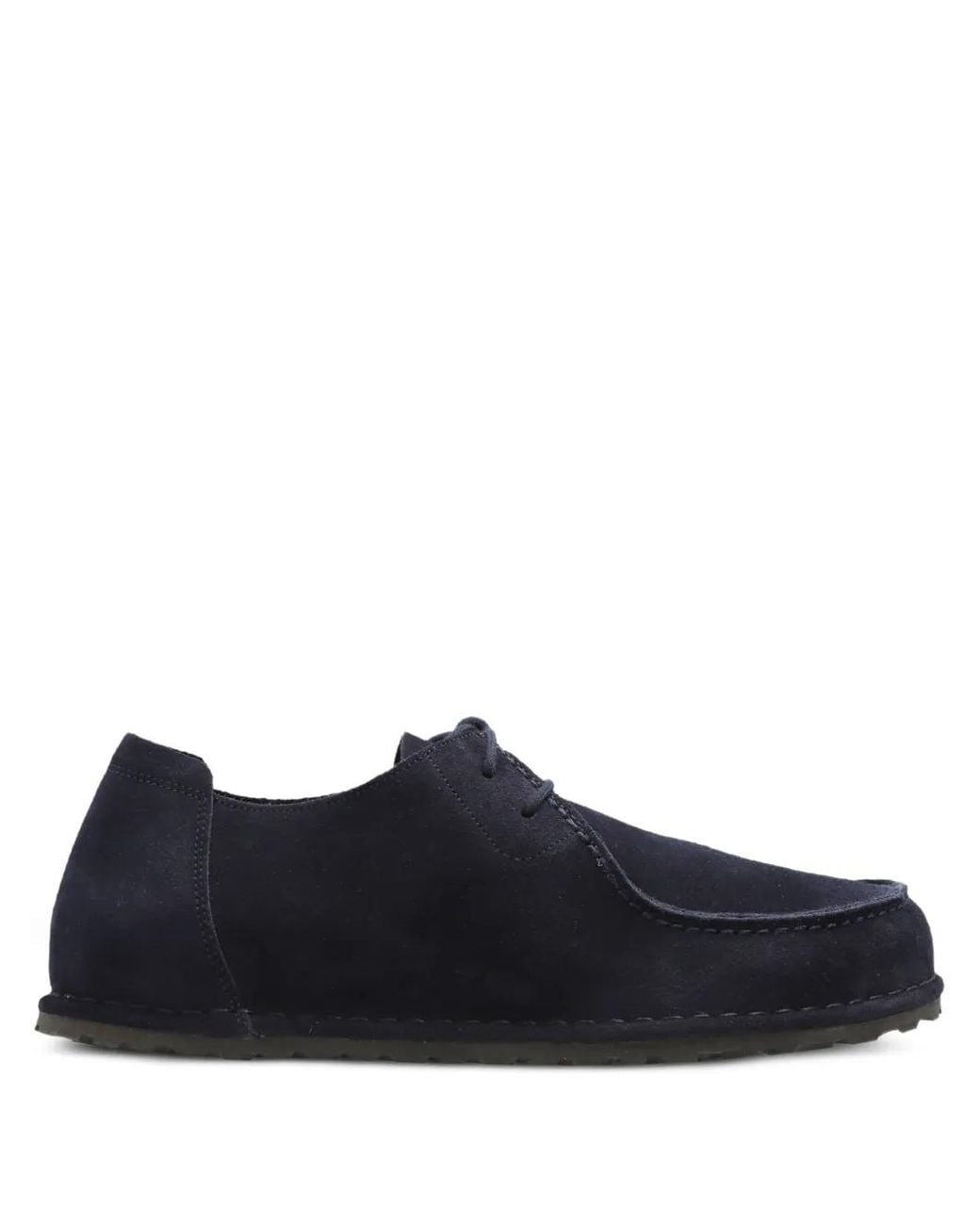 Birkenstock Blue Utti Lace-Up Suede Loafers for men