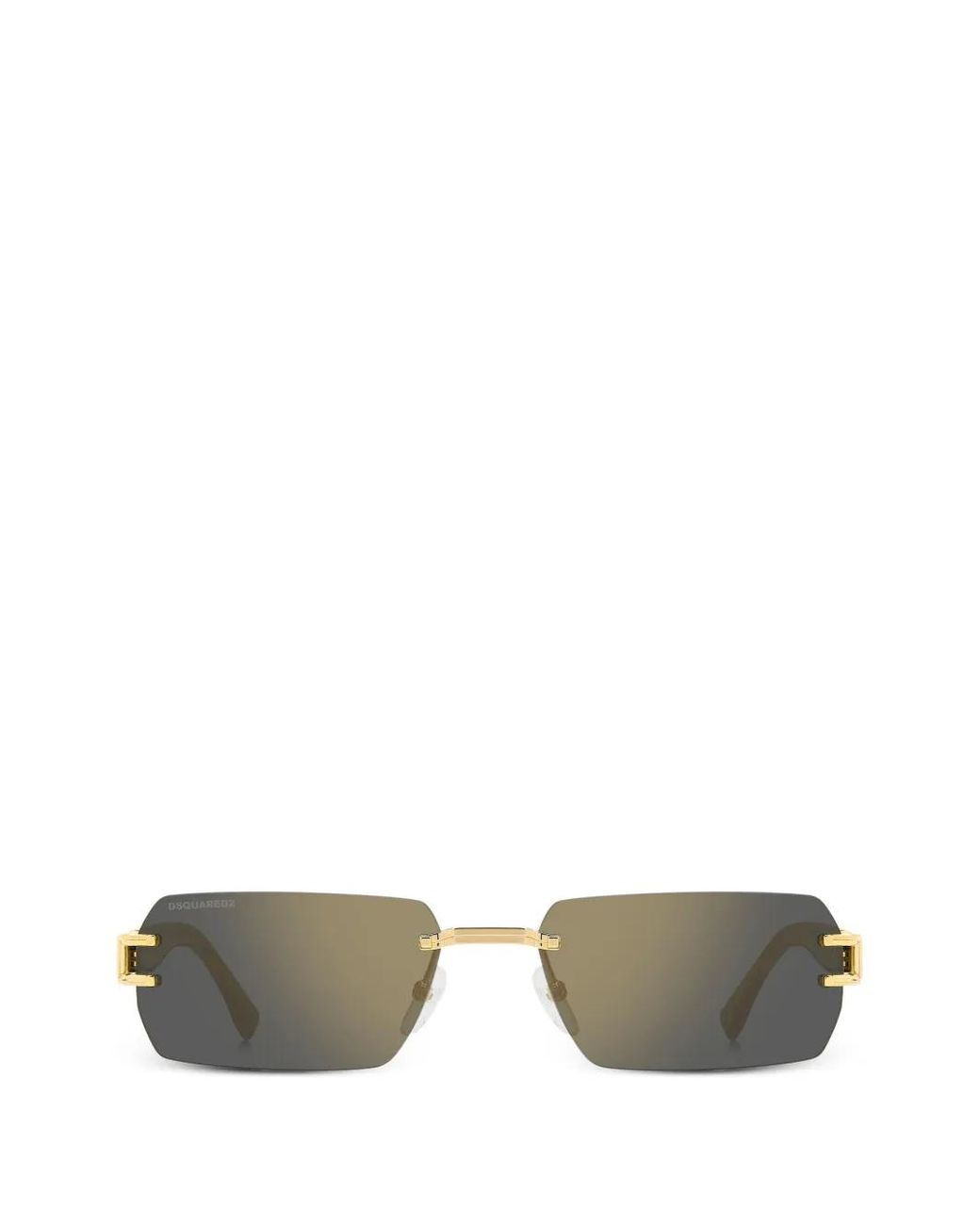 DSquared² Sonnenbrille Mit Eckigem Gestell in Metallic für Herren