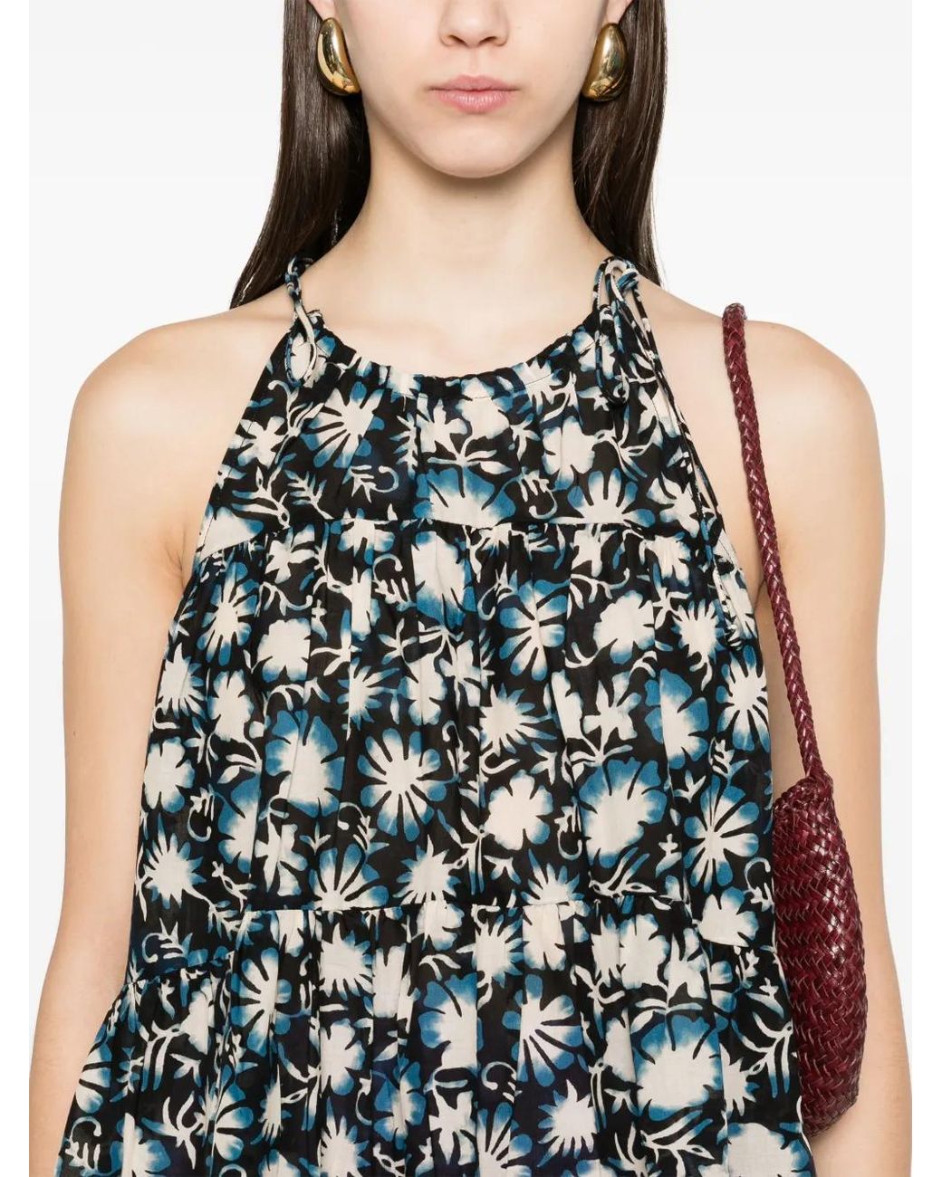 Ulla Johnson Blue Ayla Top