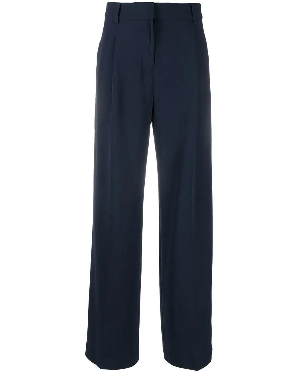 MICHAEL Michael Kors Blue Straight-leg Tailored Trousers