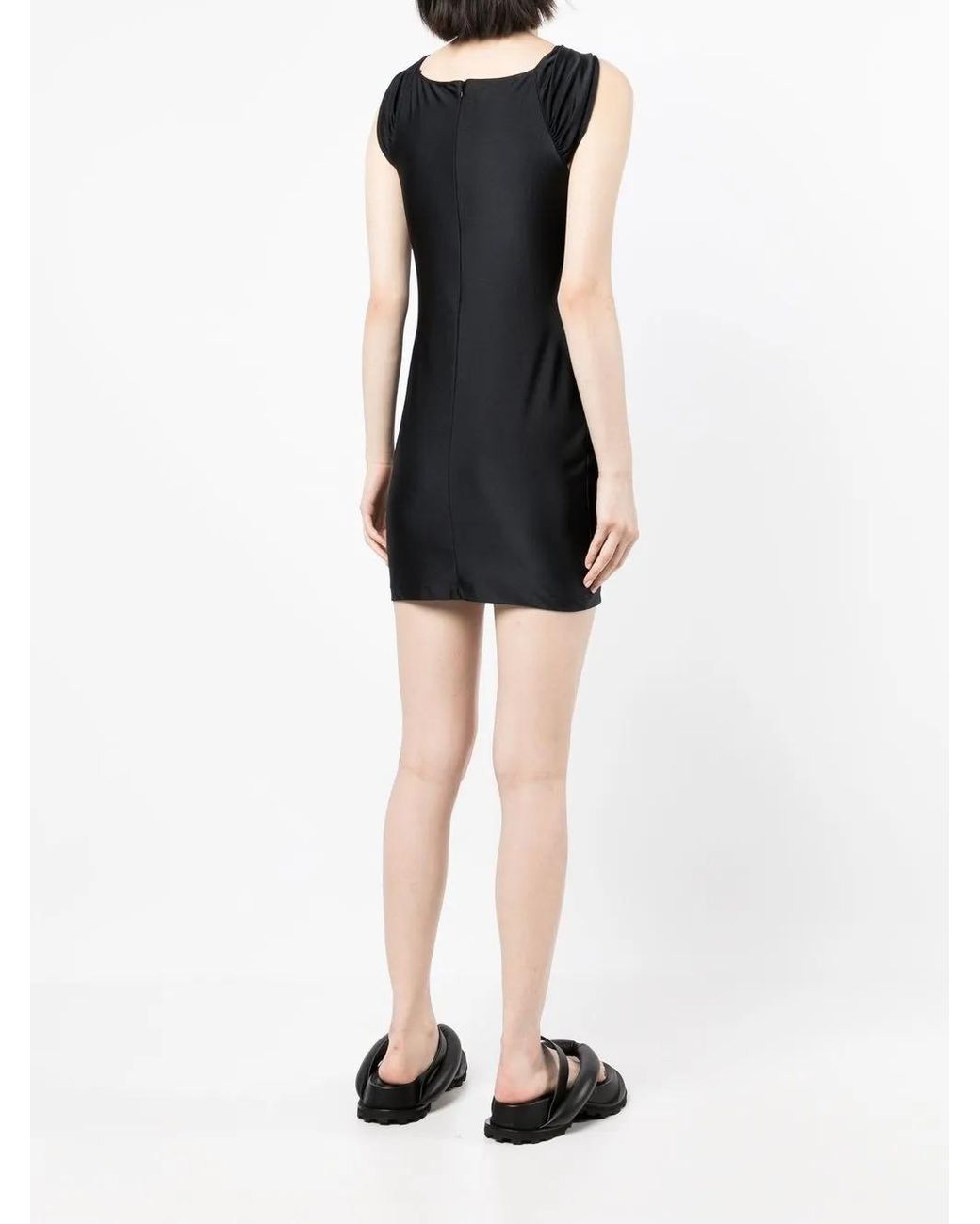 Coperni Black Halterneck Mini Dress