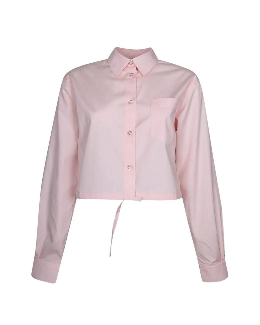 Marni Cropped Blouse in het Pink