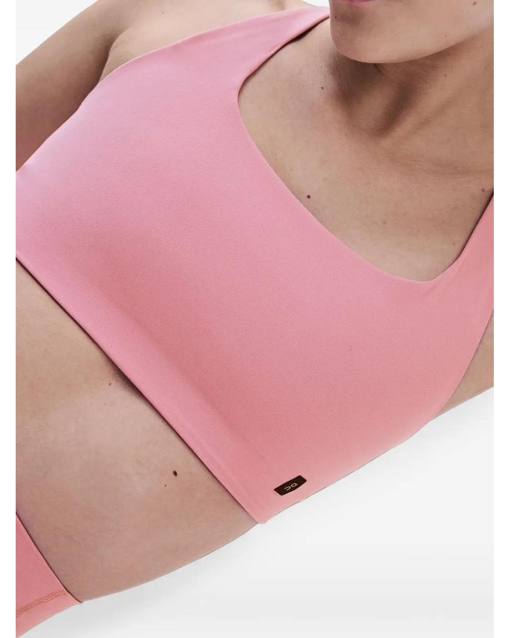On Shoes Pink Studio Sports Bra