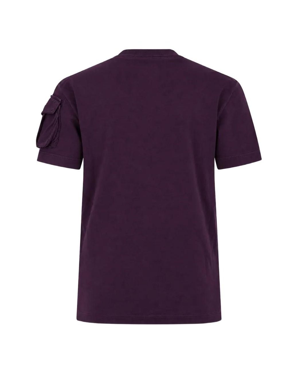 DSquared² Purple D2 Upside Down Just Right Fit T-Shirt
