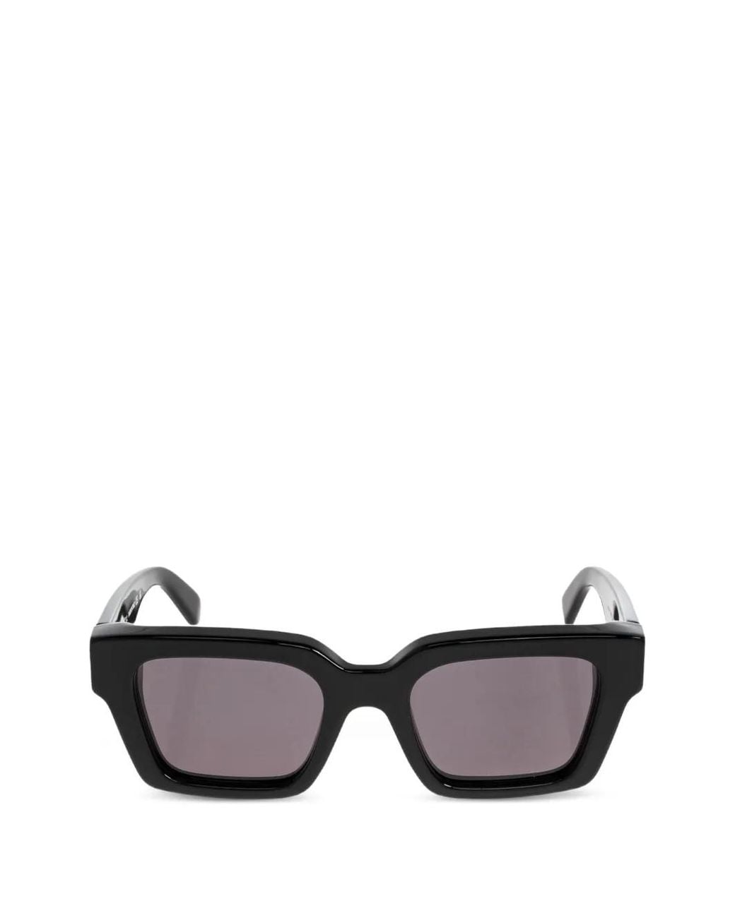 Off-White c/o Virgil Abloh Gray Arrows-Motif Square-Frame Sunglasses