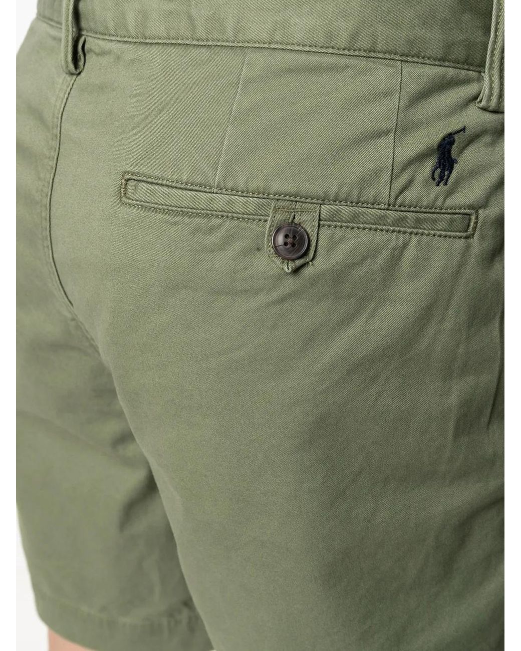 Polo Ralph Lauren Green Straight-Leg Chino Shorts for men