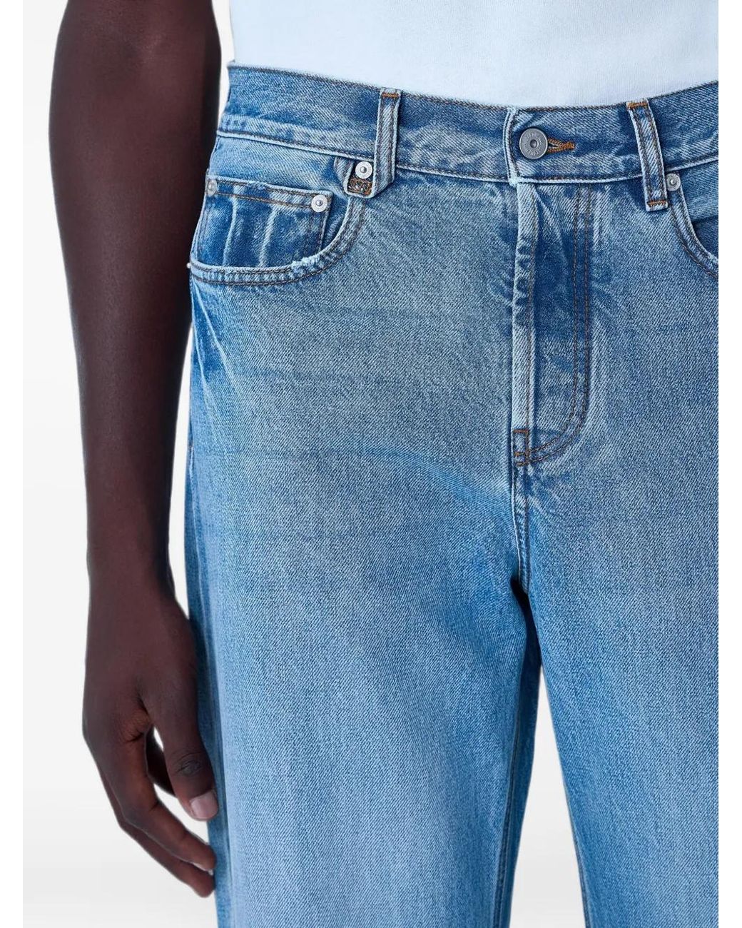 Jacquemus Blue De-Nimes Droit Jeans for men