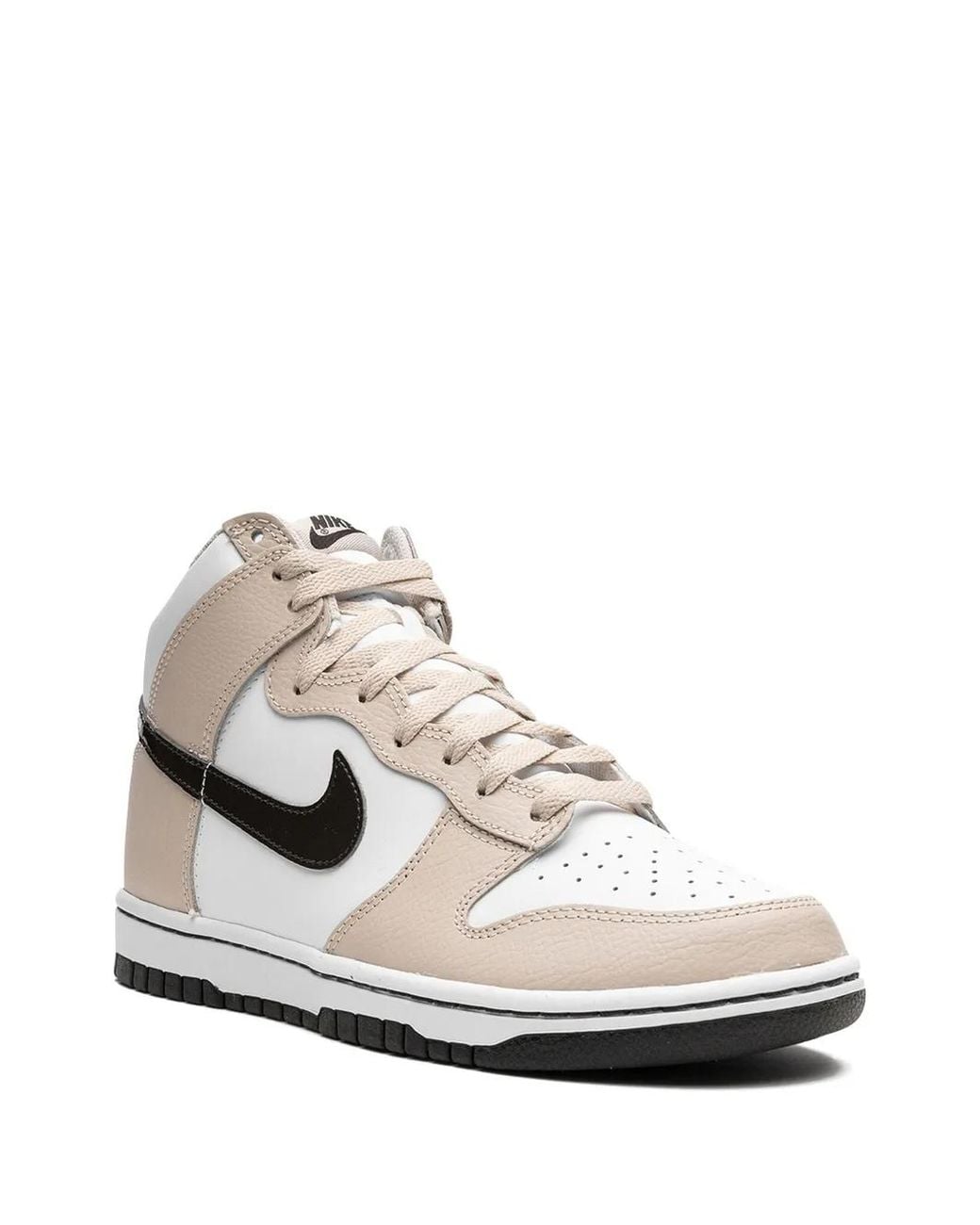 Nike White Dunk High "Sanddrift" Sneakers