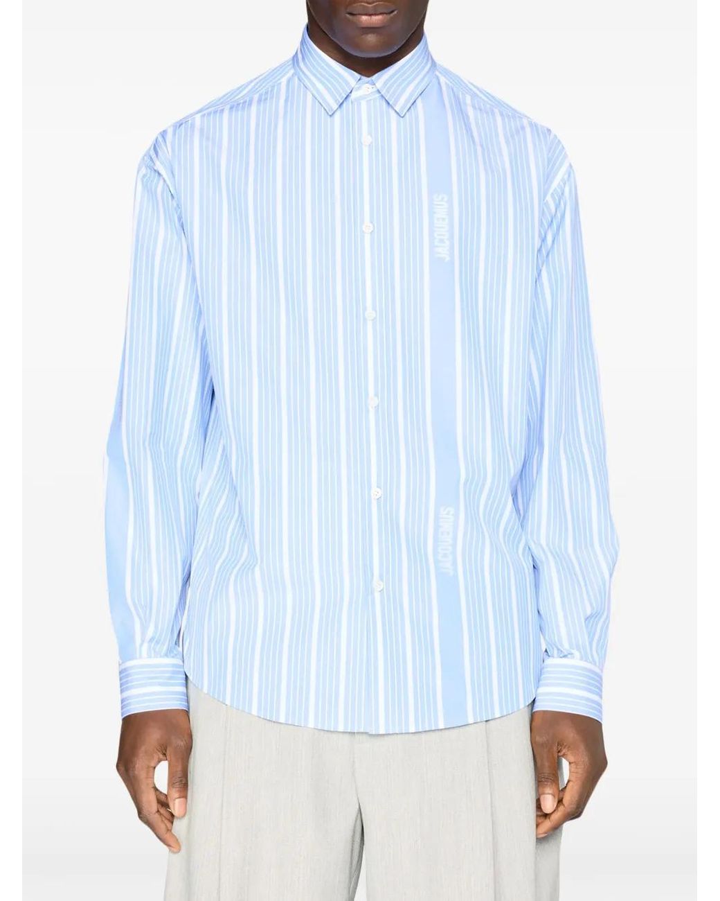 Jacquemus Blue "La Chemise Simon" Shirt for men
