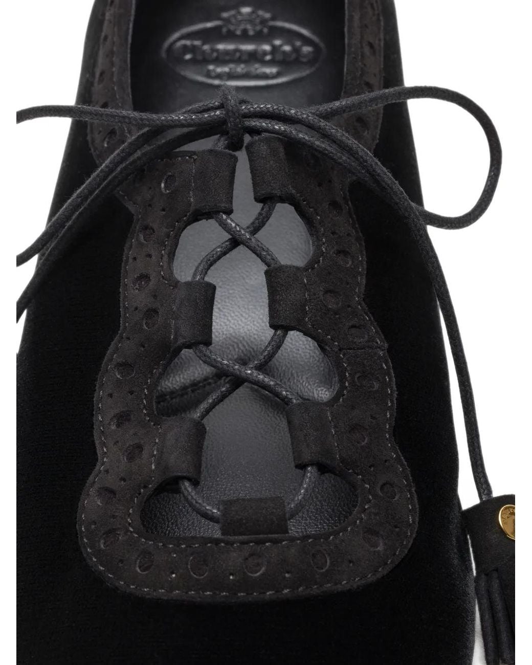 Church's Black Rhea Ballet Flats