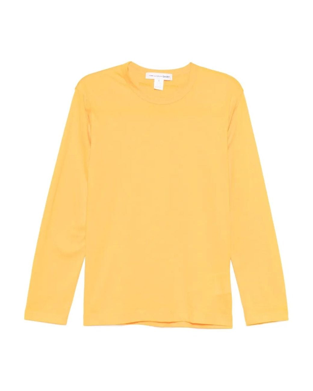 Comme des Garçons Yellow Cotton T-Shirt for men