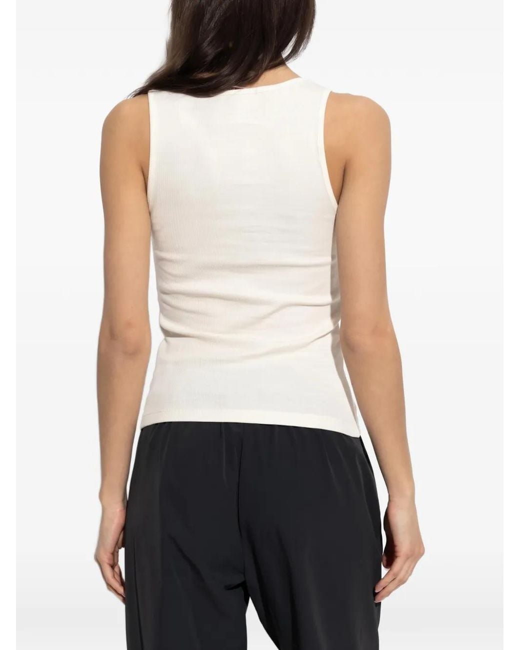 Rethinkit Studios Geribbelde Top in het White