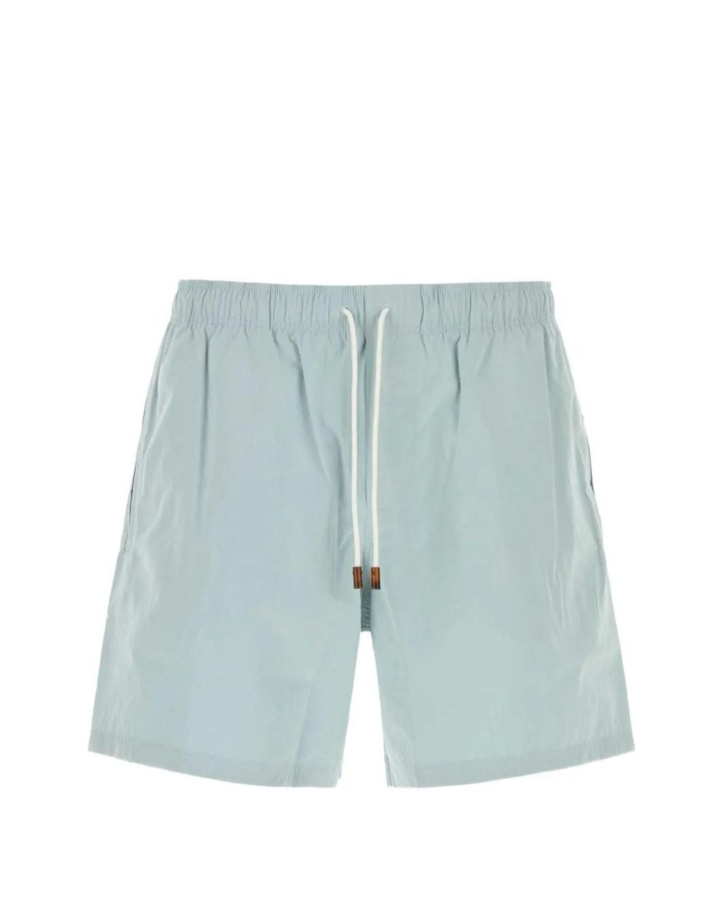 Umit Benan Blue Antibes Drawstring Swim Shorts for men