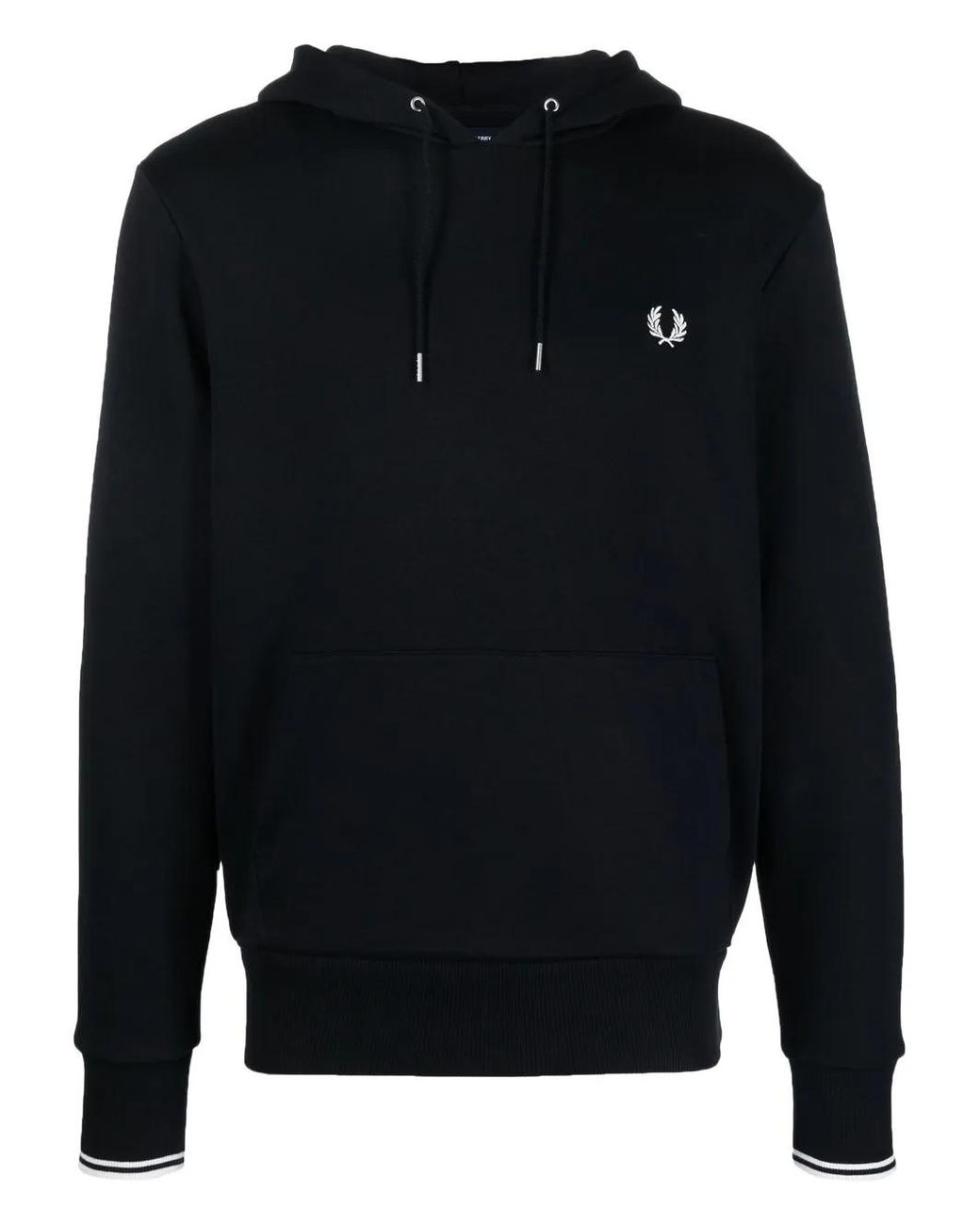 Fred Perry Blue Tipped Hooded Sweatshirt for men