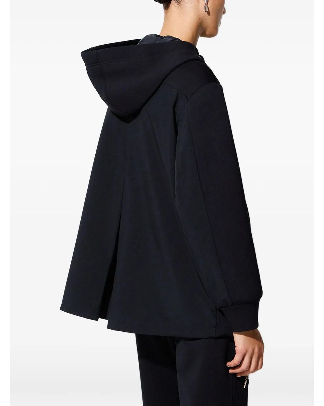 Liu Jo Black Zip-Fastening Hooded Jacket