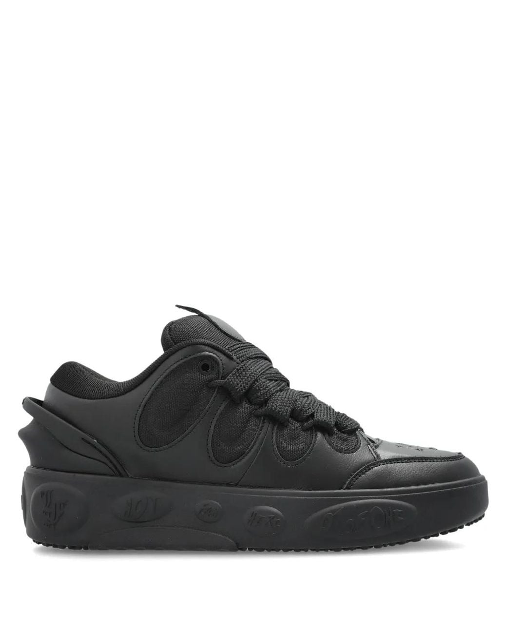 PUMA Black X Lafrancé Lamelo Ball Leather Sneakers