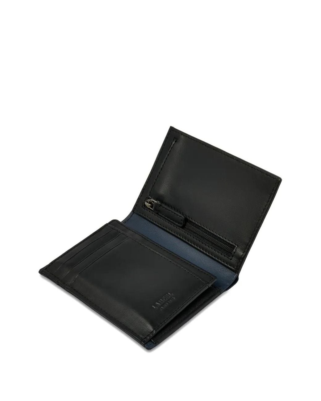 Lancel Blue Leon 9 Card Slots European Leather Cardholder for men