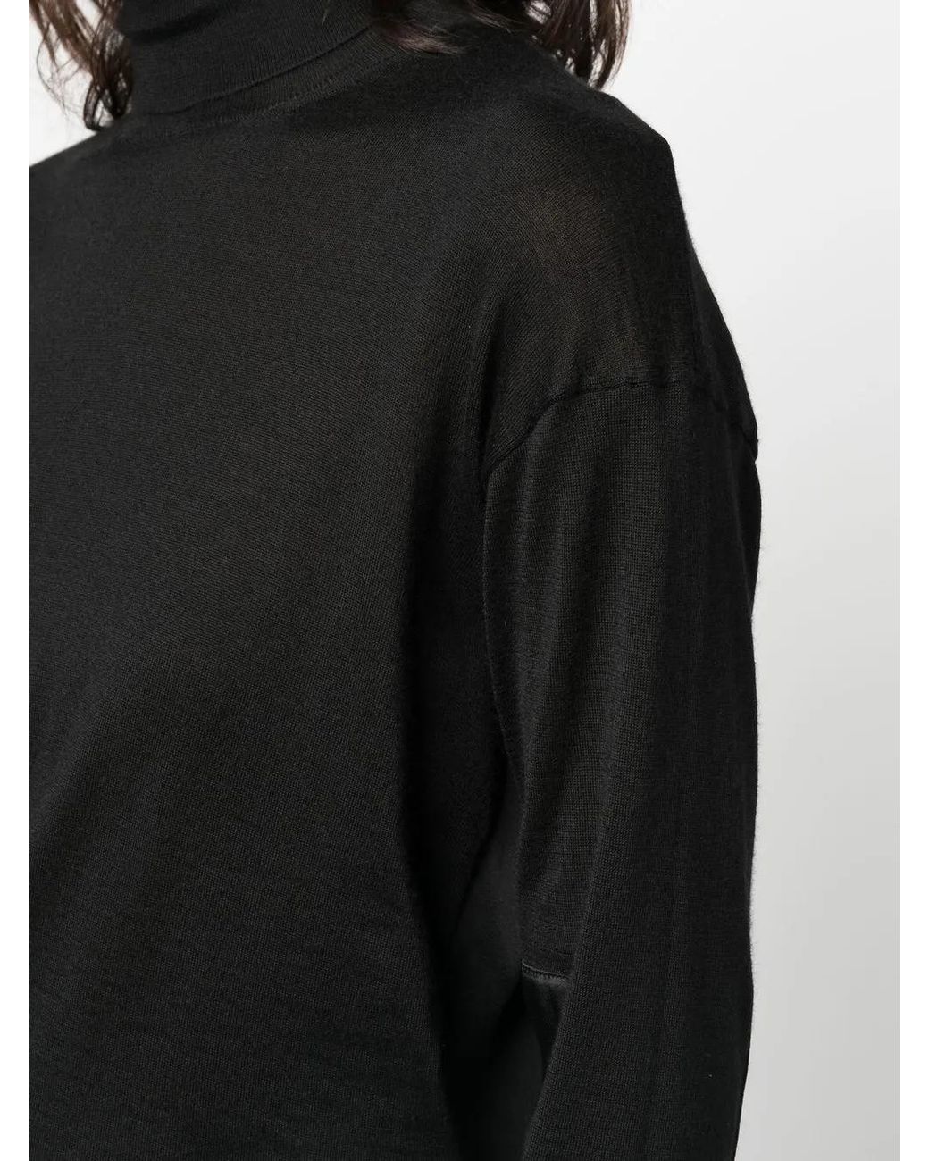 Tom Ford Black Fine Knit Wool/cashmere Jumper