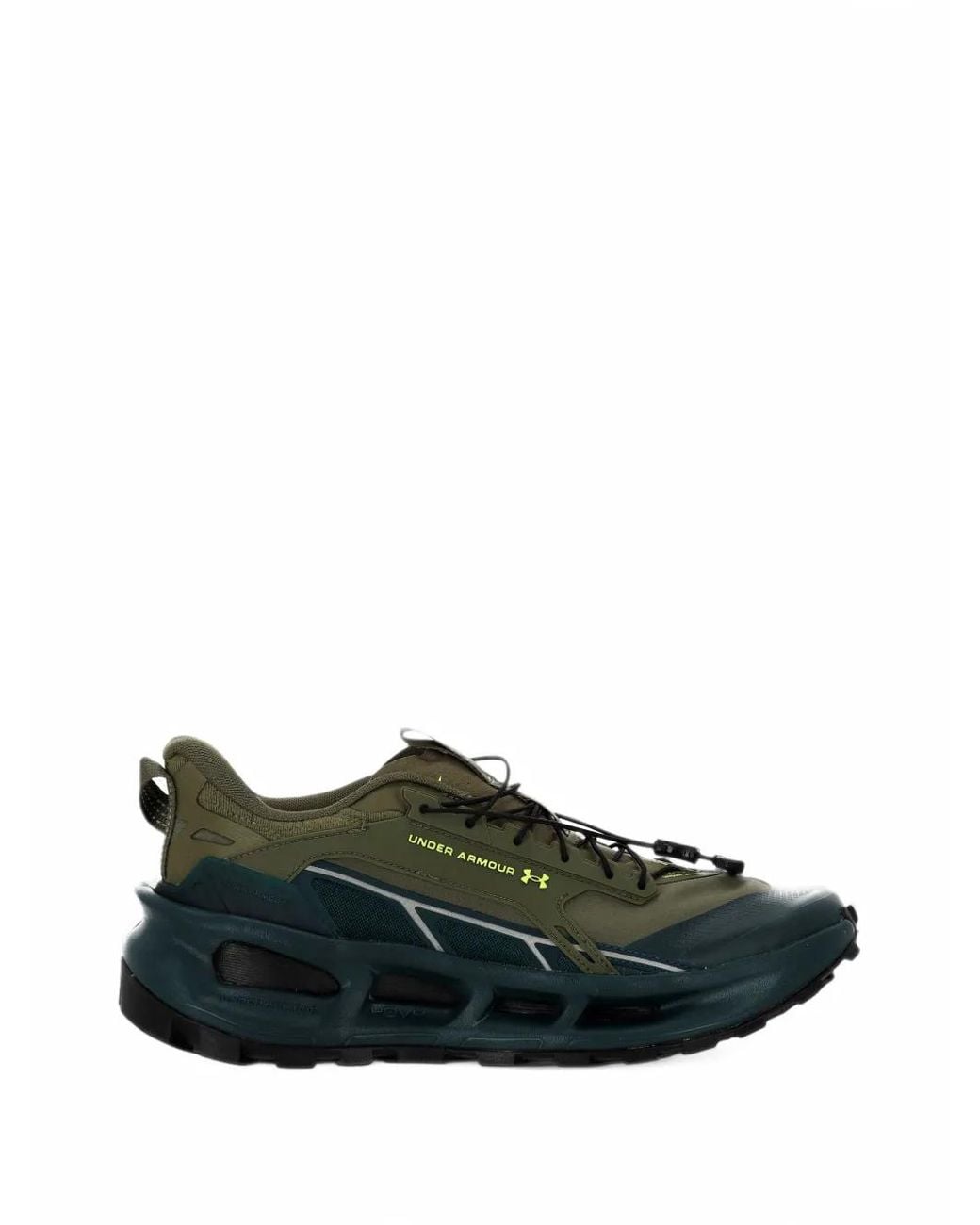 Under Armour Green Hovr Panelled Sneakers