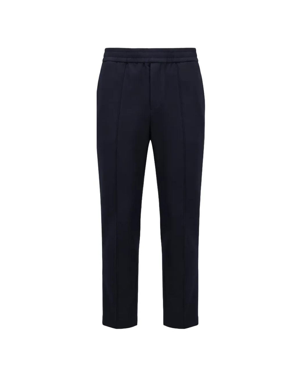 Moncler Blue Elasticated-Waistband Track Pants for men