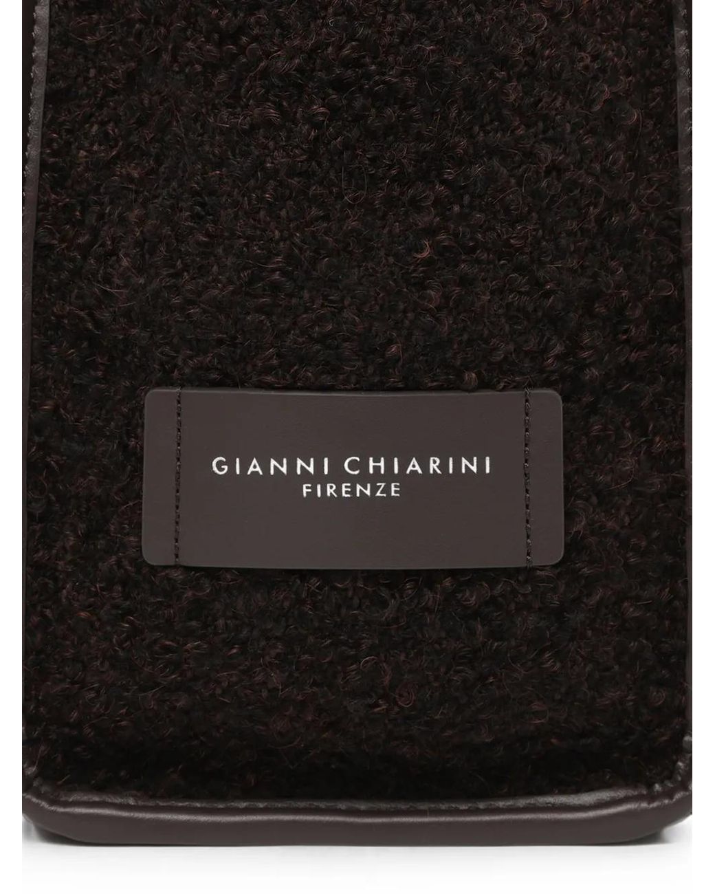 Gianni Chiarini Black Sac À Main Marcella En Tweed