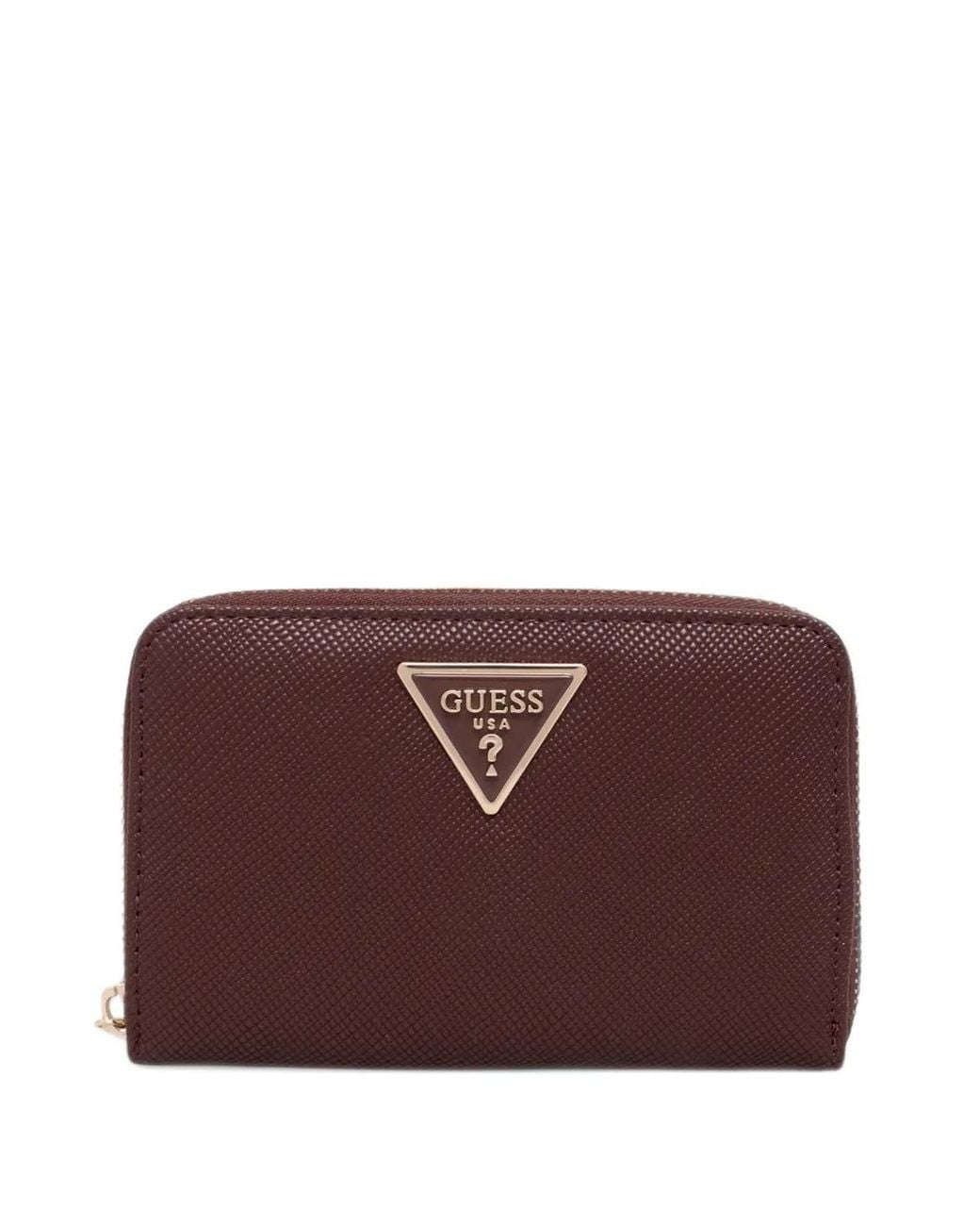 Guess Purple Laurel Saffiano Wallet