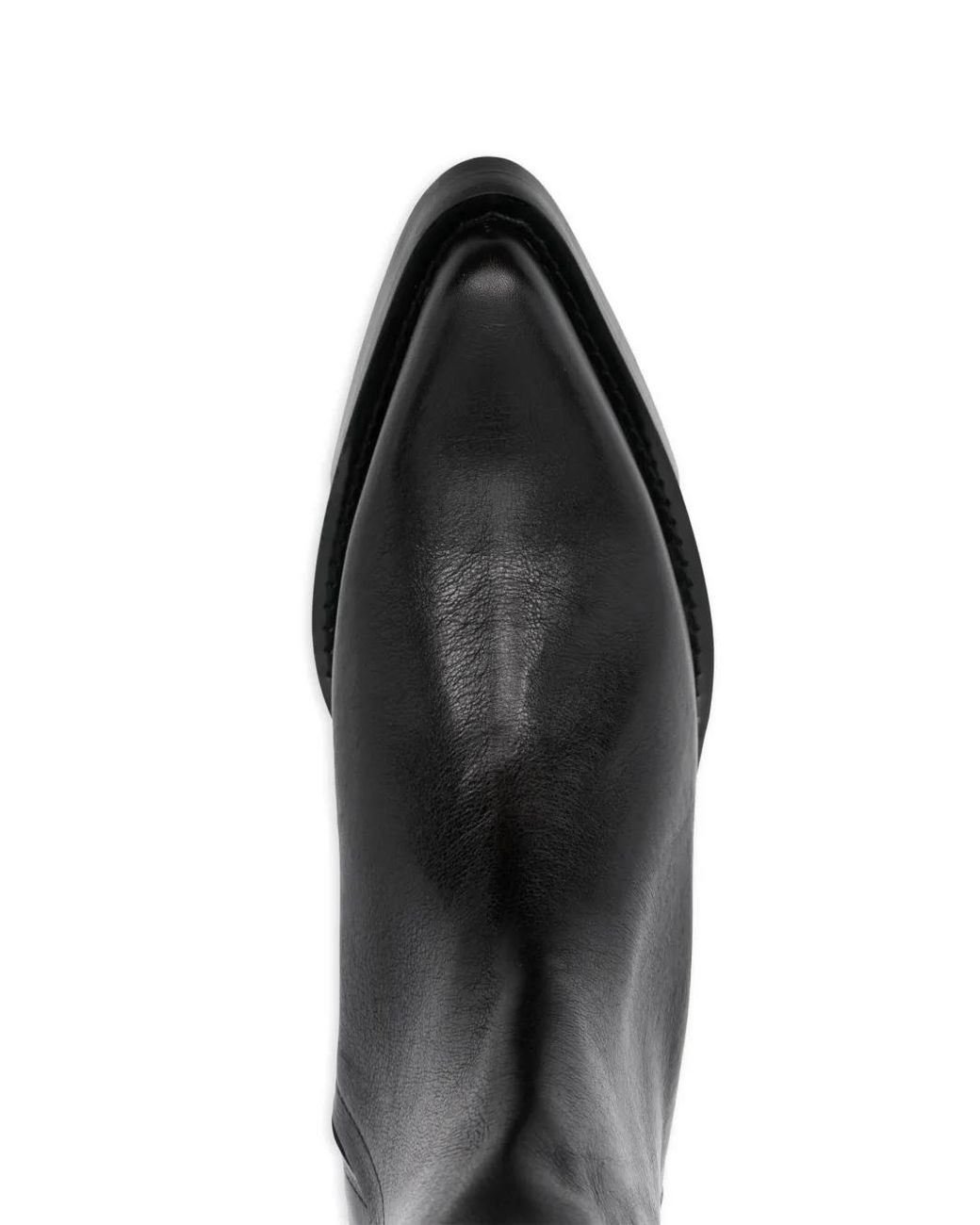 Egonlab Black Spike Leather Boots for men