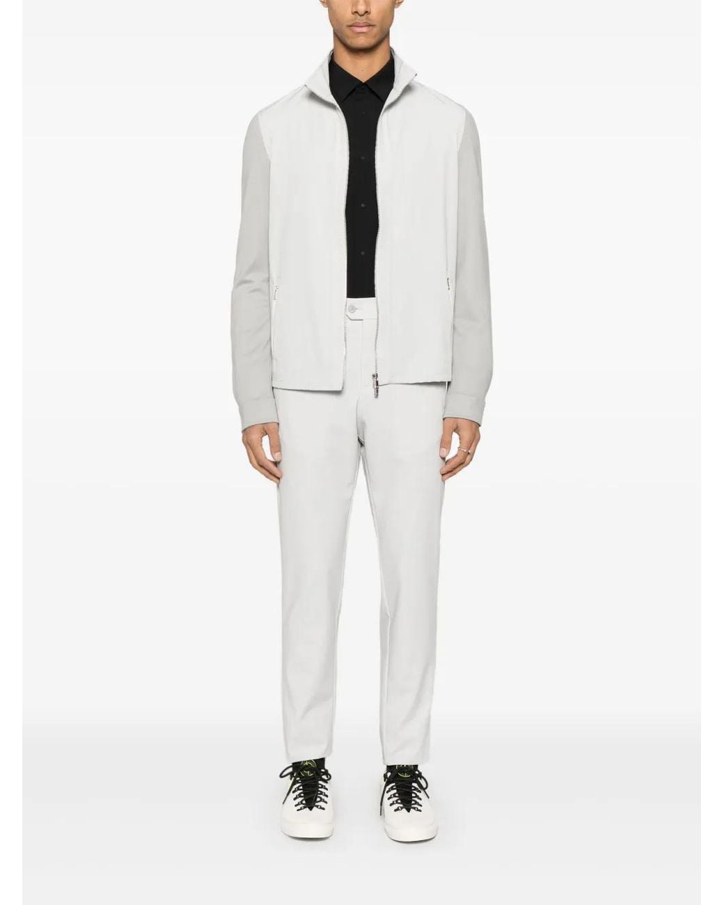Herno Black Chest-Pockets Shirt for men