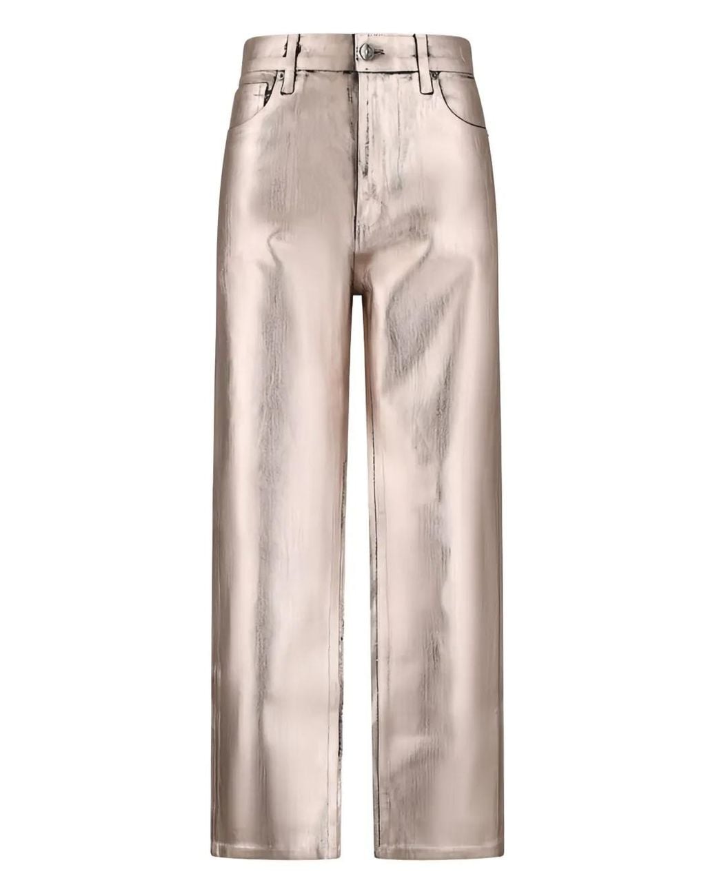 FRAME Natural Belt-Loop Trousers