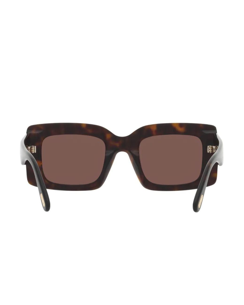 Tom Ford Brown Geometric-Frame Sunglasses