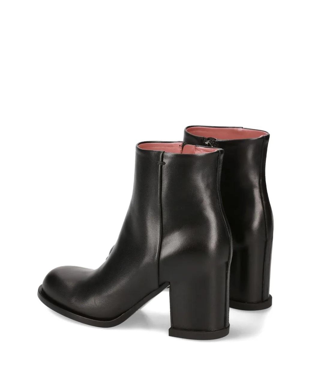 Premiata Black Leather Ankle Boots