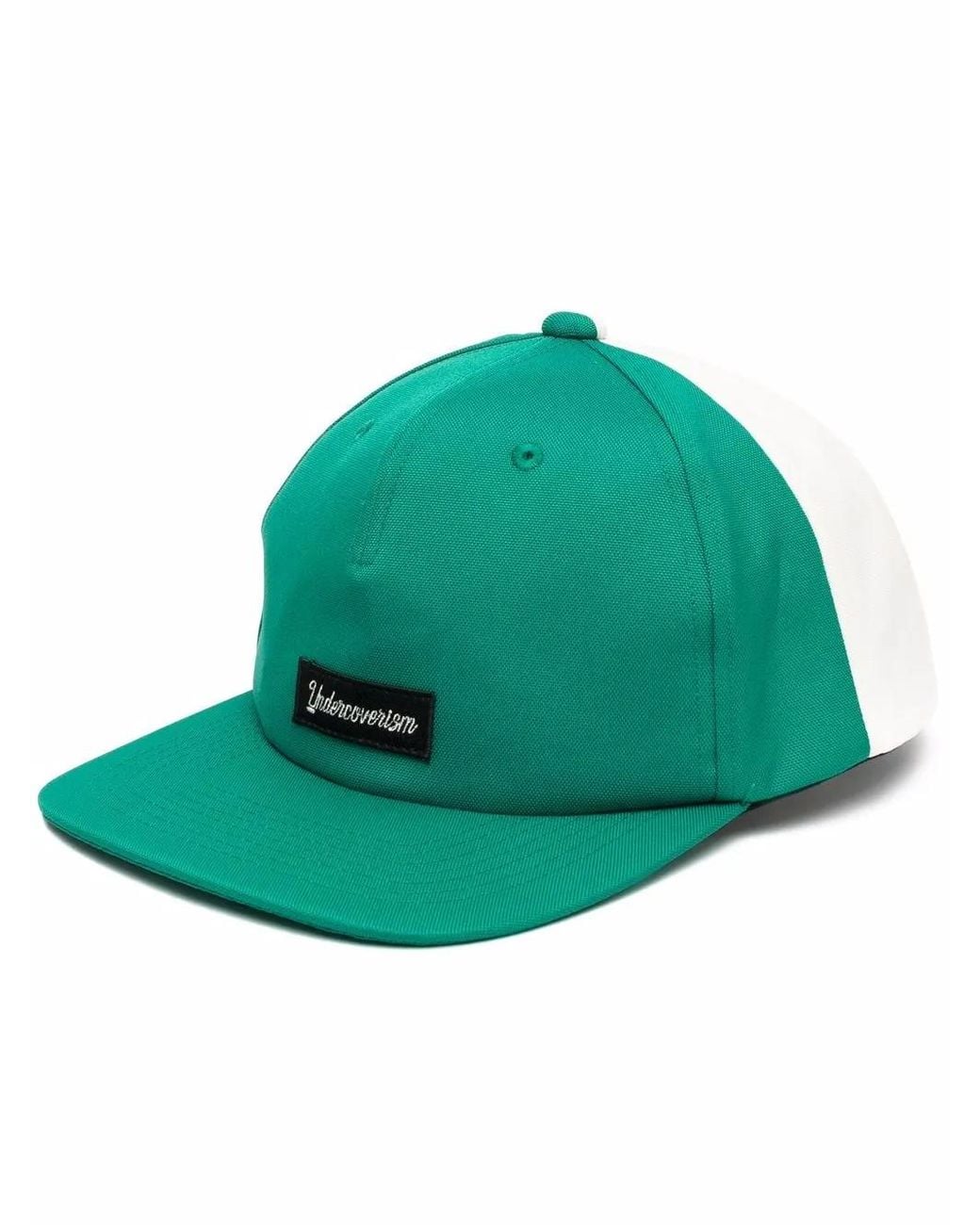 Undercover Green Logo Patch Snapback Cap for men